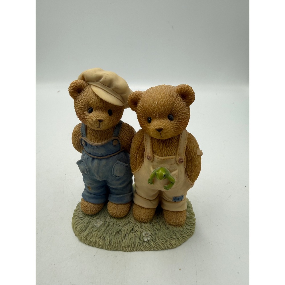 Cherished Teddies Ernest and Bugsy Figurine 661864 1999 Priscilla Hillman Enesco